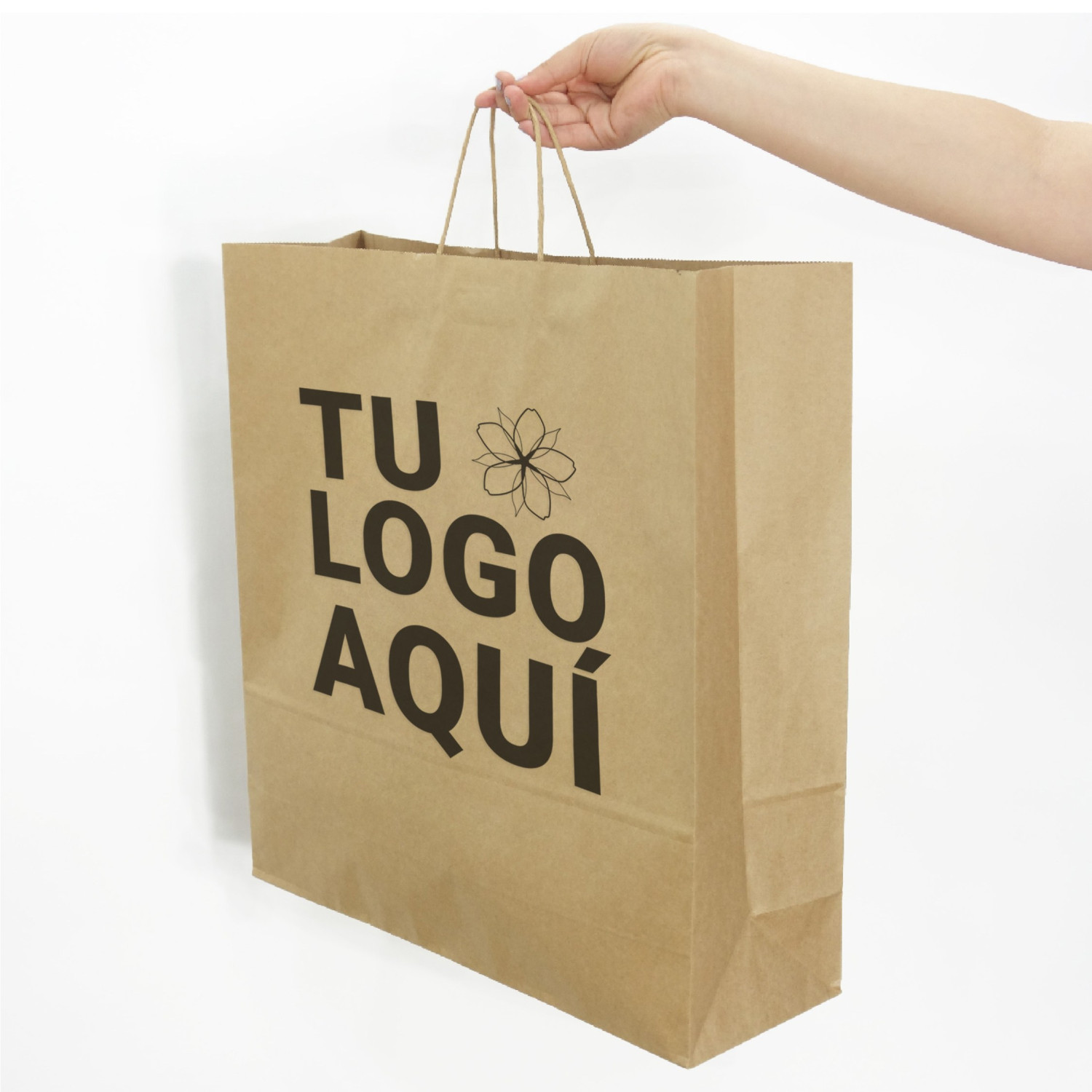 Bolsa de papel kraft | 48x45x15 (cm)