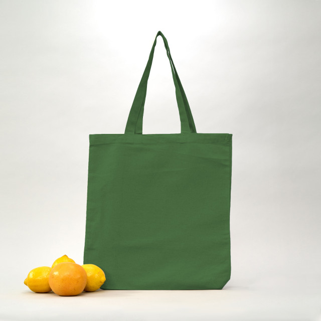Bolsa de Algodón verde 42x38x6 (cm) Alternativa