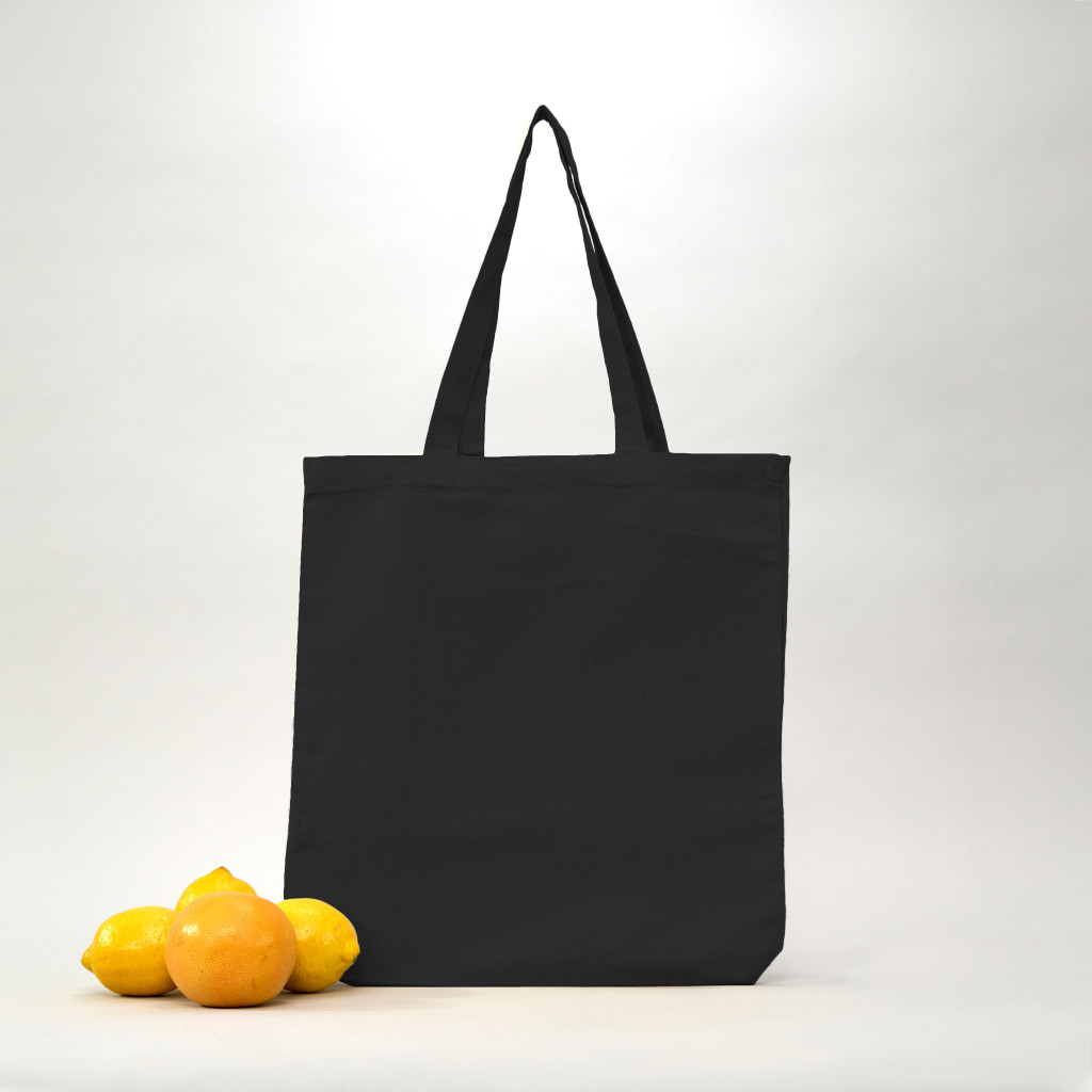 Bolsa de Algodón negra 42x38x6 (cm)