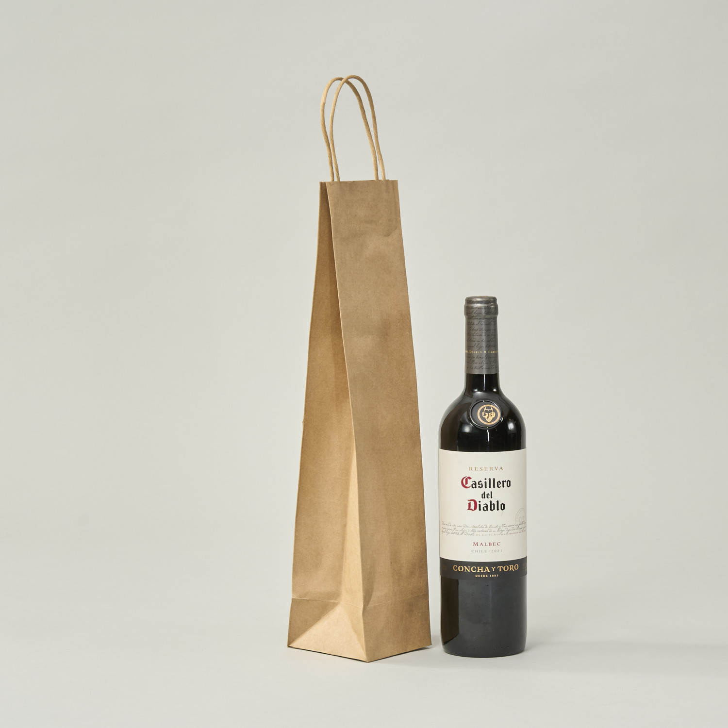 Bolsa de papel kraft | 40x9x9 (cm)