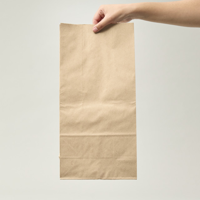 Bolsa de papel kraft 42x20x12 - Sin manilla