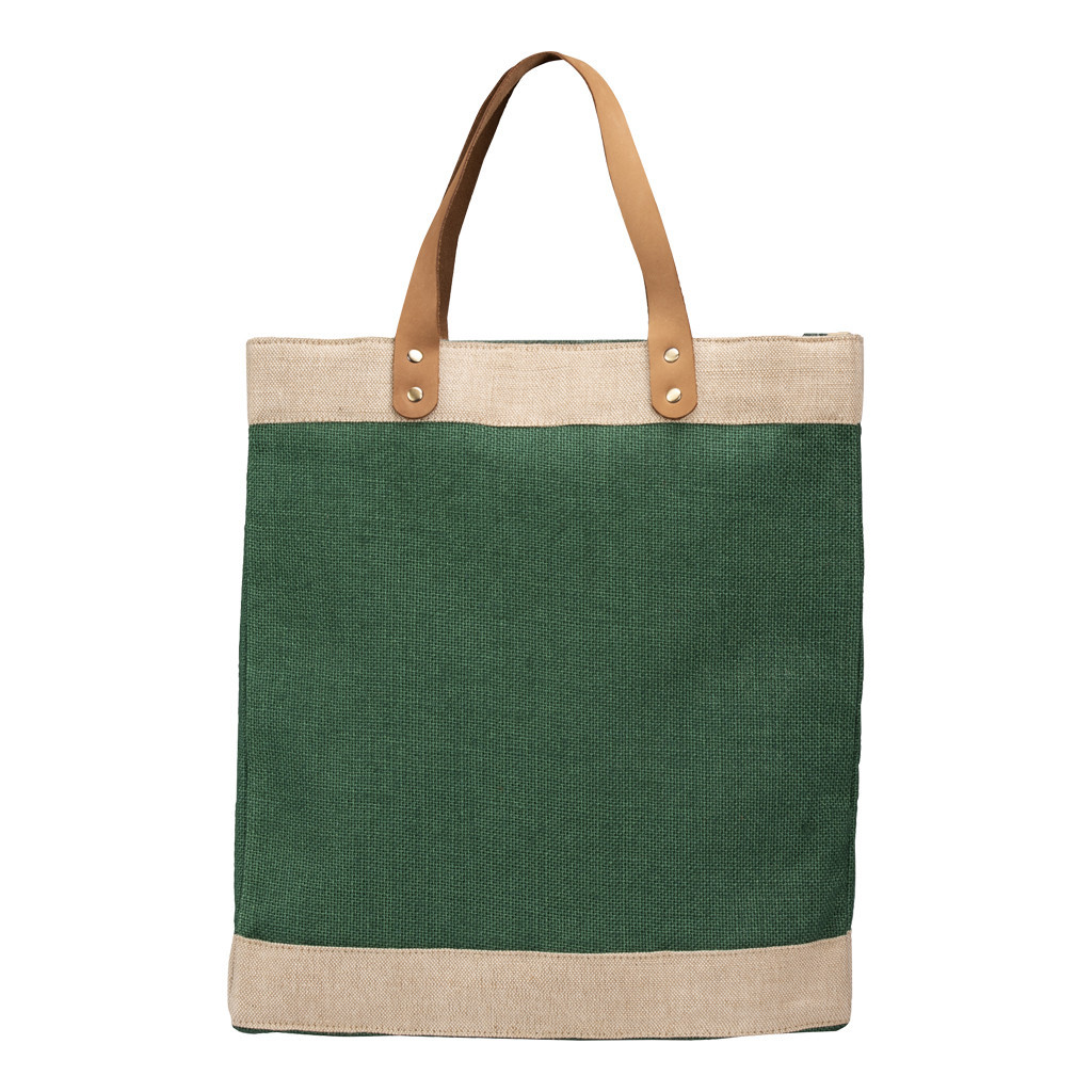 Bolsa de uso personal color verde 40x35x15 (cm)