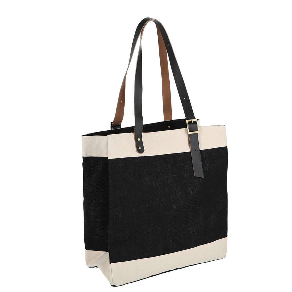 Bolsa de uso personal color negra 42x40x20 (cm)