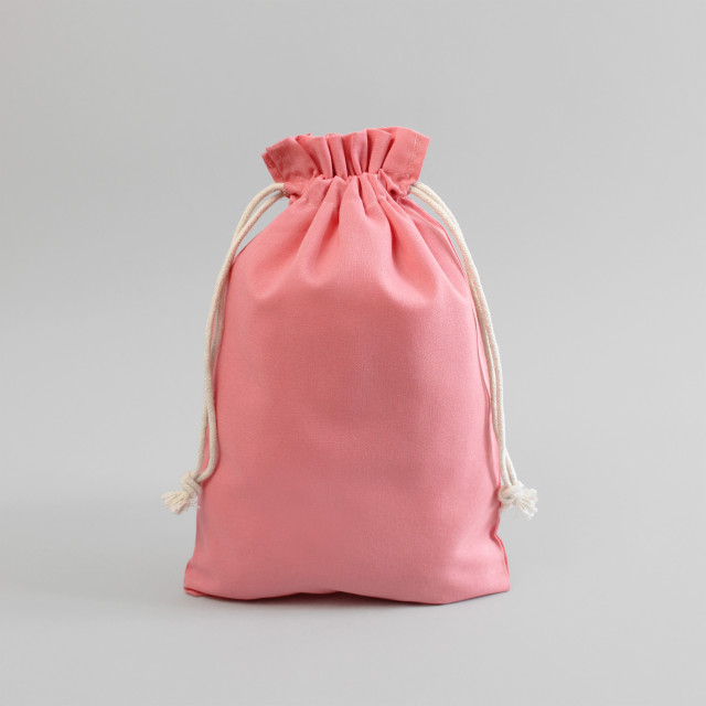 Saquito de algodón rosado 30x20 (cm) Alternativa