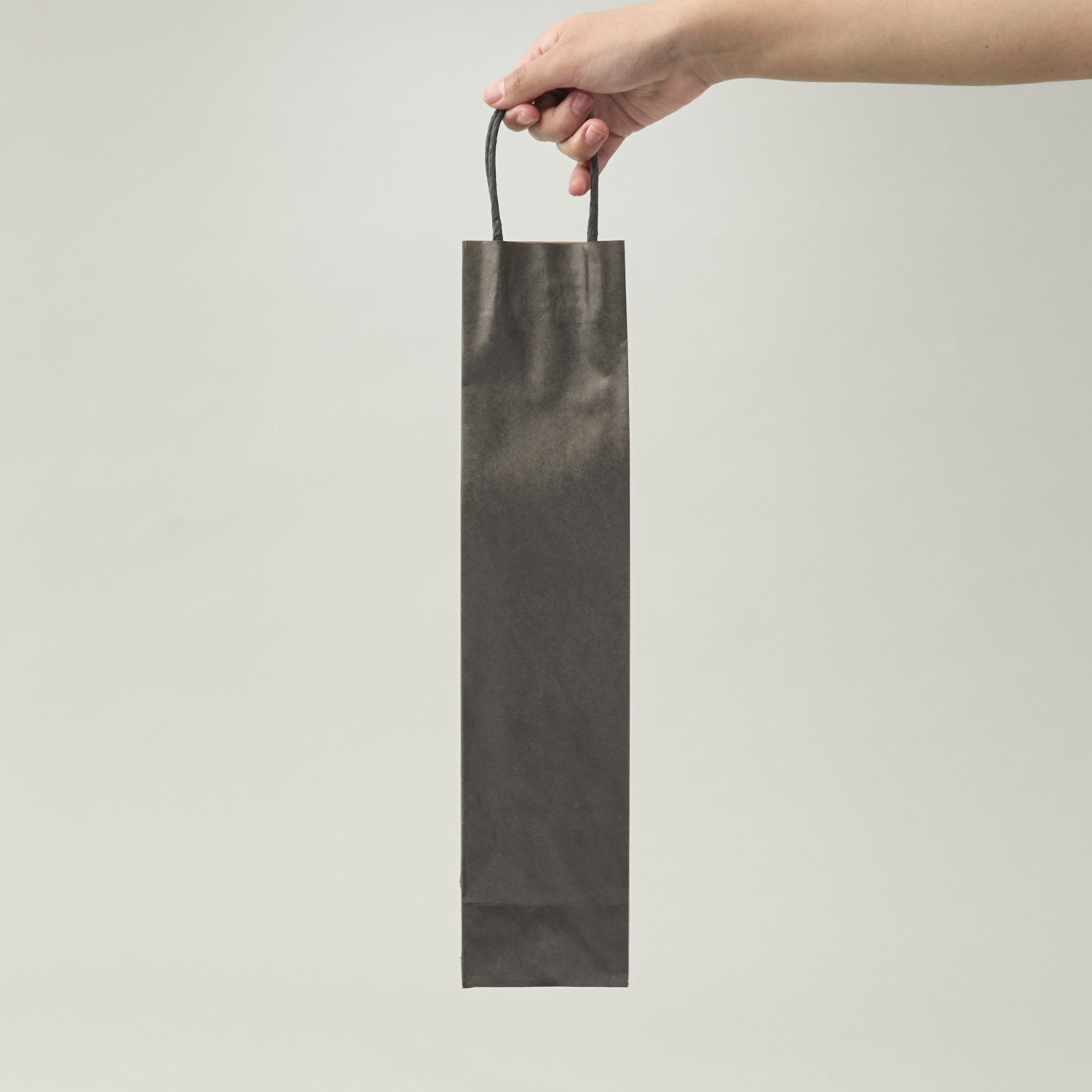 Bolsa de papel kraft negra | 40x9x9 (cm)