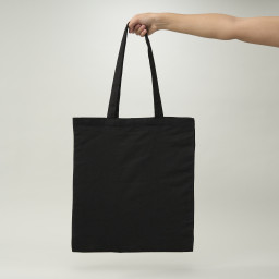 Bolsa de Algodón negra 42x38 (cm)