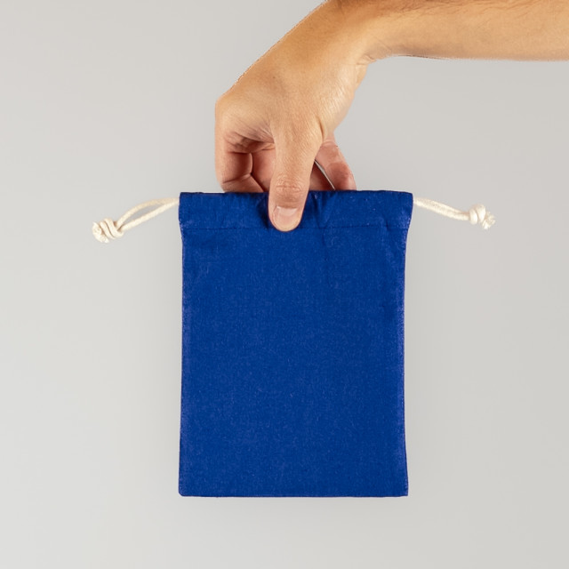 Saquito de algodón  azul 19x14 (cm) Alternativa