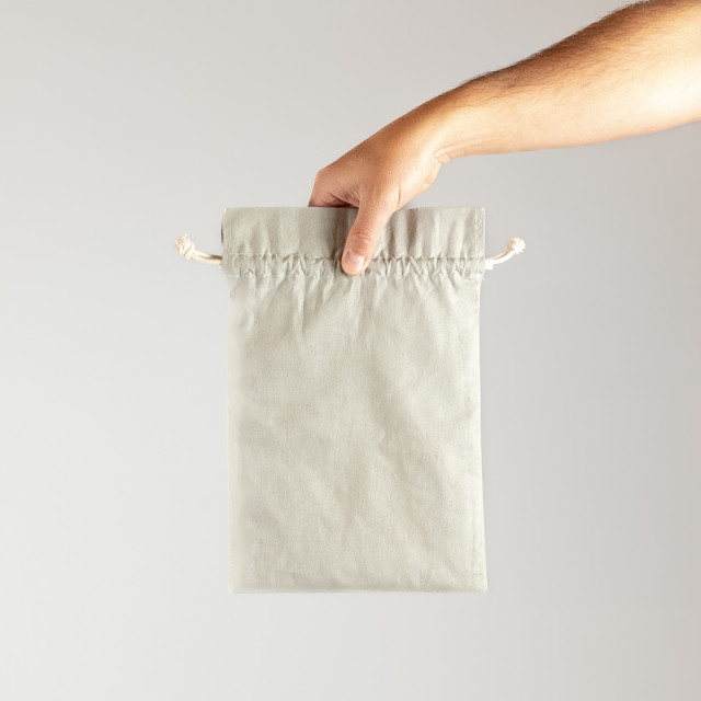 Saquito de algodón gris 30x20 (cm) Alternativa