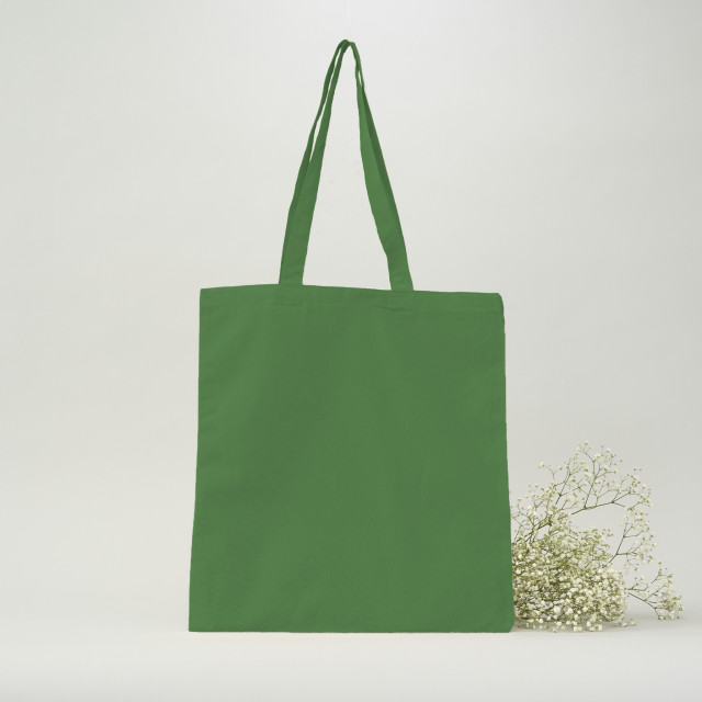 Bolsa de Algodón verde 42x38 (cm) Alternativa