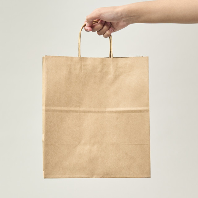 Bolsa de papel kraft | 30x26x17 (cm)