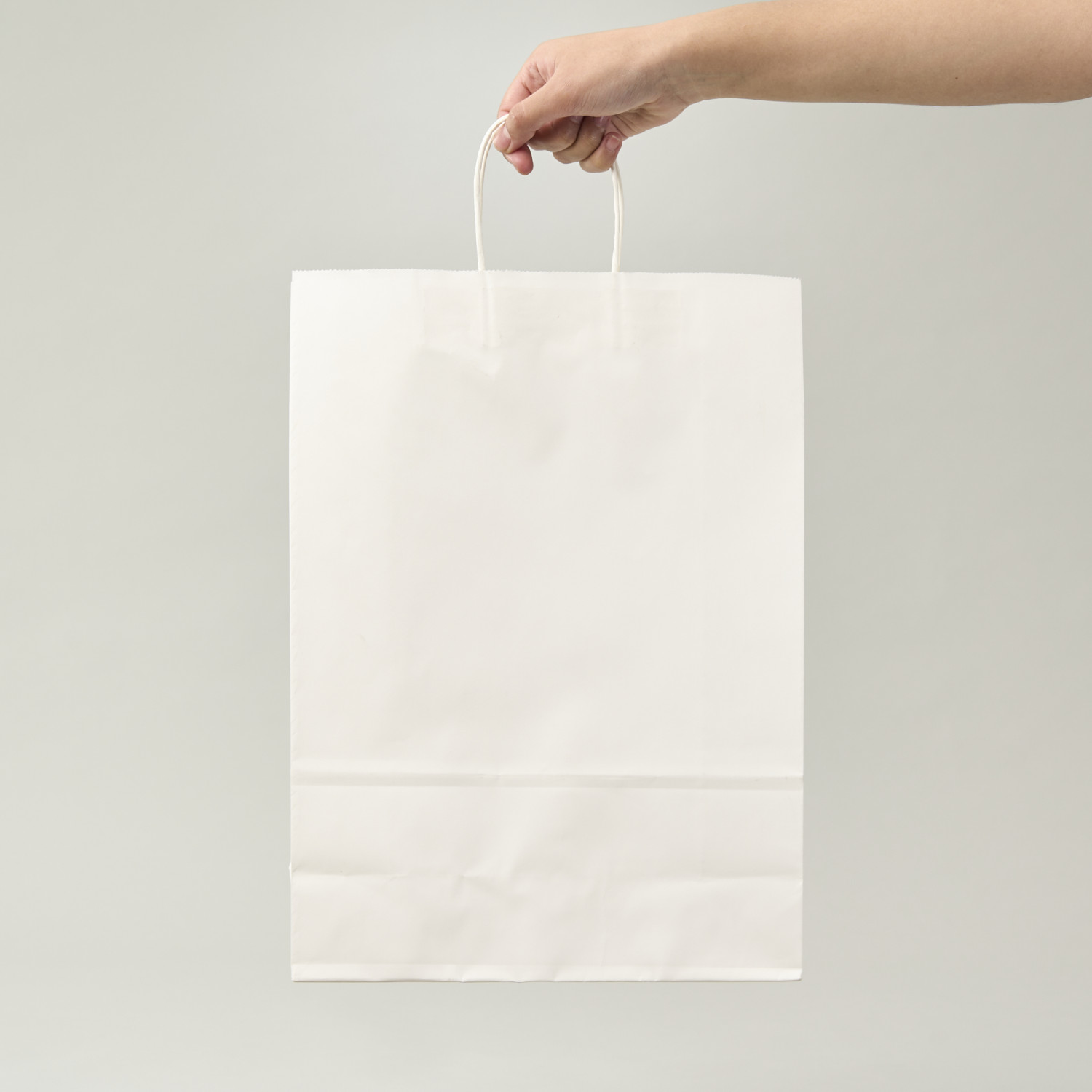 Bolsa de papel kraft blanca | 41x30x12 (cm)