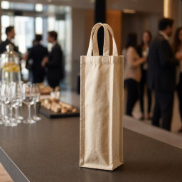 Bolsa de algodón para 1 botella 35x10x10 (cm)