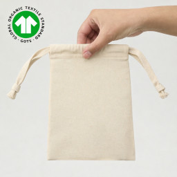 Saquito de algodón Orgánico Certificado 30x20 (cm)