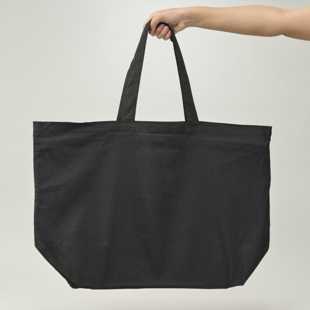 Bolsa de algodón negra | 40x58x20 (cm)