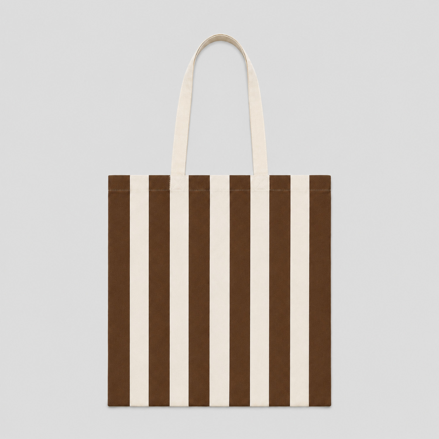 Bolsa de Tela Rayas Marrón | 42x38 cm