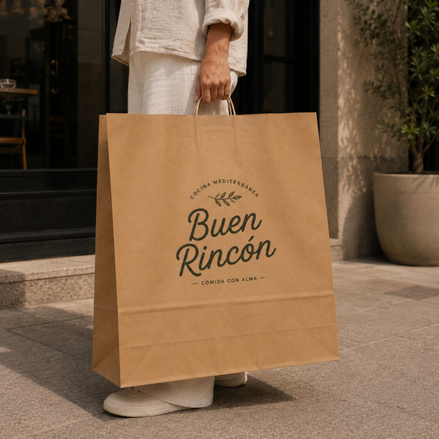 Bolsa de papel kraft | 48x45x15 (cm)