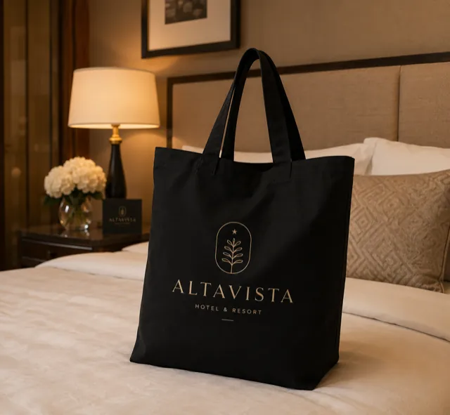 Bolsas de algodón personalizadas para hoteles