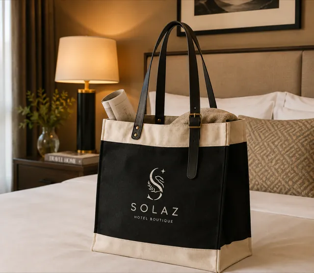 Bolsas premium personalizadas para hoteles